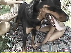 Two ebony brazil babe loves sucking rose dog dick